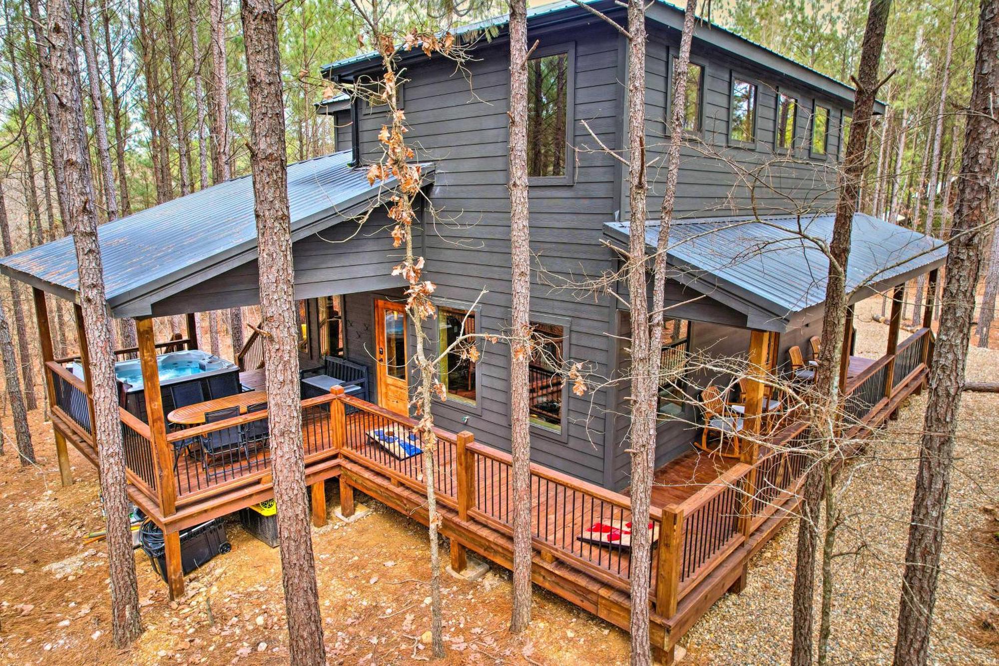 Sutton Ridge Cabin Rental Hot Tub And Swing Set! Broken Bow Bagian luar foto